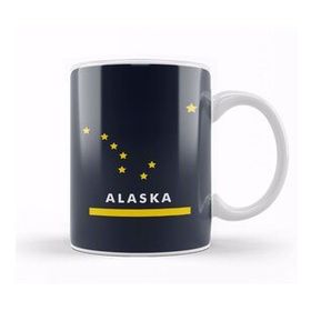 Humuts Alaska State Flag Kupa Bardak