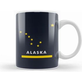Humuts Alaska State Flag Kupa Bardak