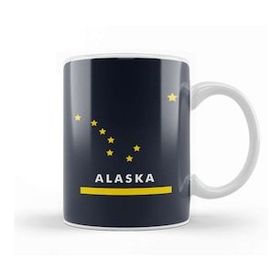 Humuts Alaska State Flag Kupa Bardak