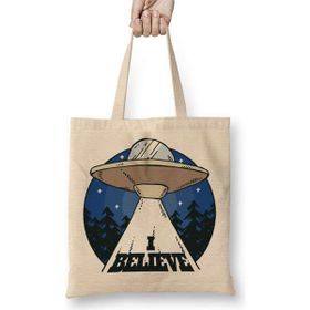 Humuts Alien Believe Uzaylı Bez Çanta