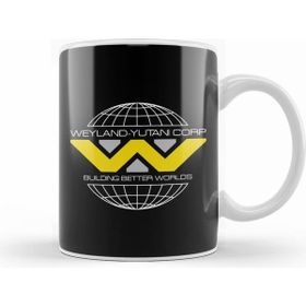 Humuts Alien Weyland Yutani Corp Logo Beyaz Porselen Kupa Bardak