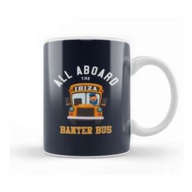 Humuts All Aboard The Ibiza Banter Bus Kupa Bardak