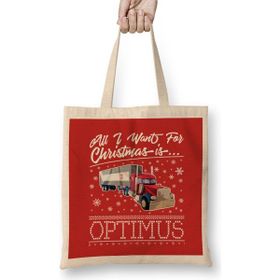 Humuts All I Want for Christmas is Optimus Prime Transformers Bez Çanta