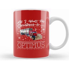 Humuts All I Want for Christmas is Optimus Prime Transformers Kupa