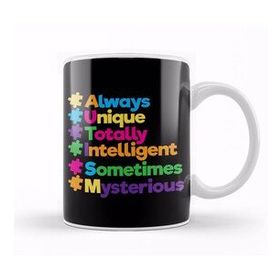 Humuts Always Unique Awesome Autism Awareness Supporters Kupa Bardak