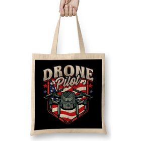 Humuts American Flag Drone Pilot Patriotic Usa Bez Çanta