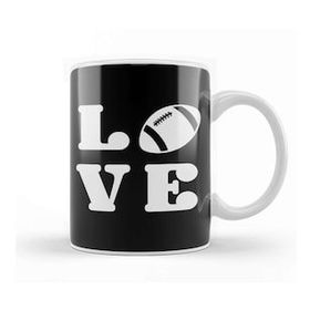 Humuts American Football Love Kupa Bardak