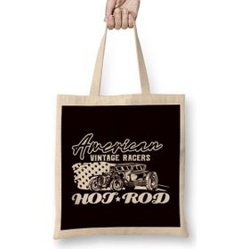 Humuts American Vintage Racers Hot Rod Classic Old Speed Vehicle Bez Çanta