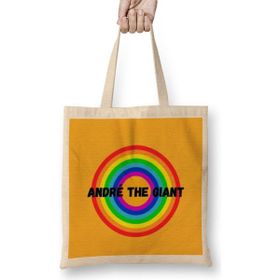 Humuts André The Giant- Vintage Retro Rainbow Style Warriors Design Wrestlers-Gift Bez Çanta
