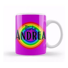 Humuts Andrea Pirlo Vintage Retro Rainbow Style Kupa Bardak