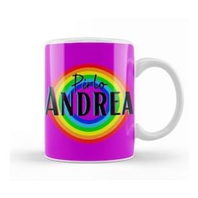 Humuts Andrea Pirlo Vintage Retro Rainbow Style Kupa Bardak