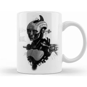 Humuts Android Me Robot Beyaz Kupa