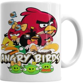 Humuts Angry Birds Beyaz Kupa