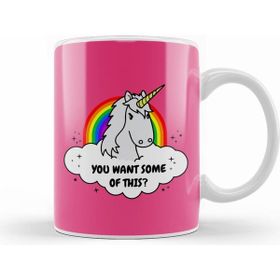 Humuts Angry Unicorn Want Some Of This Beyaz Kupa