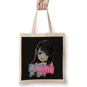 Humuts Anime Art Bez Uzun Saplı Açık Bej Rengi Çanta