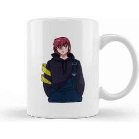 Humuts Anime Character Hero Male Japanese Culture Beyaz Kupa