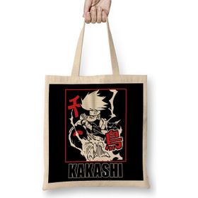 Humuts Anime Remera Kakashi Bez Uzun Saplı Açık Bej Rengi Çanta