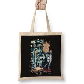 Humuts Anime Serial Experiments Lain Bez Uzun Saplı Açık Bej Rengi Çanta