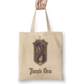 Humuts Anime Shachihoko Manga Black Clover Purple Orca Badge Bez Uzun Saplı Açık Bej Rengi Çanta