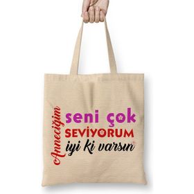 Humuts Anneler Günü Annelere Hediye 052 Bez Çanta