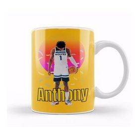 Humuts Anthony Edwards Vintage Art Legend Basketball Gift Kupa Bardak