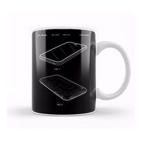 Humuts Apple iPhone 3g Patent Blueprint Kupa Bardak