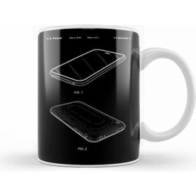 Humuts Apple iPhone 3g Patent Blueprint Kupa Bardak