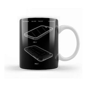 Humuts Apple iPhone 3g Patent Blueprint Kupa Bardak