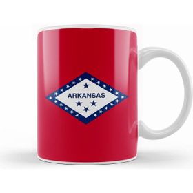 Humuts Arkansas State Flag Beyaz Kupa