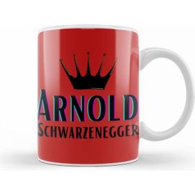 Humuts Arnold Schwarzenegger Beyaz Kupa