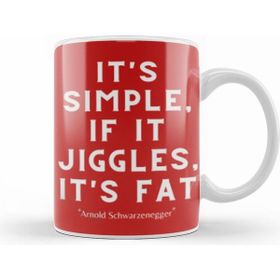Humuts Arnold Schwarzenegger Quotes Beyaz Kupa