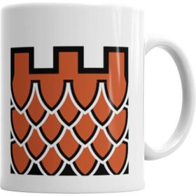 Humuts Art Estampas Camisetas R6 Castle Beyaz Kupa