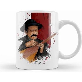 Humuts Aşık Veysel Illustrasyon Kupa Bardak