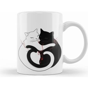 Humuts Aşk Kediler Blazing Cat Love Kupa Bardak