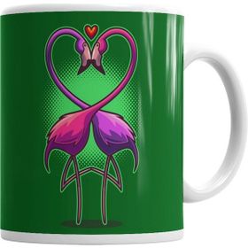 Humuts Aşk Kuşları Flamingo Kupa Bardak