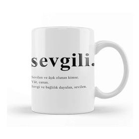 Humuts Aşkına Sevgiline Hediye Kupa Bardak