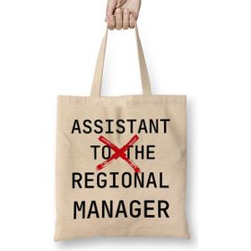 Humuts Assistant To The Regional Manager Tee Funny Office Tee 01 Bez Kadın Günlük Çanta