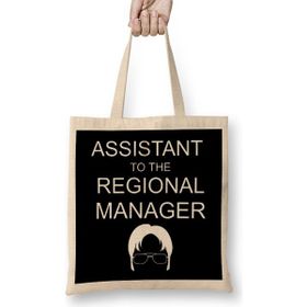 Humuts Assistant To The Regional Manager Tee Funny Office Tee Bez Kadın Günlük Çanta