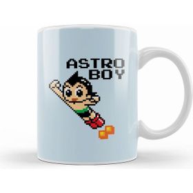 Humuts Astro Boy Pixel Character Beyaz Kupa