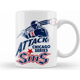 Humuts Attack Chicago Series Sins Logo Kupa Bardak