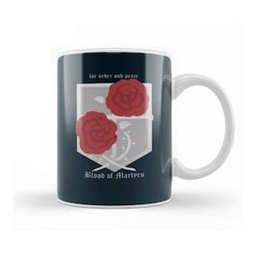 Humuts Attack On Titan Garrison Logo Kupa Bardak