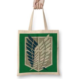 Humuts Attack On Titan Scoutıng Legıon Bez Uzun Saplı Açık Bej Rengi Çanta