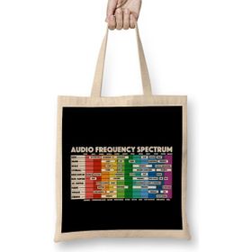 Humuts Audio Frequency Spectrum For Audio Engineers Music Producers Bez Uzun Saplı Açık Bej Rengi Çanta