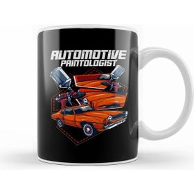 Humuts Automotive Paintologist Funny Car Repair Painter Kupa Bardak