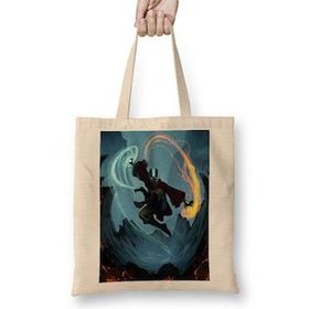 Humuts Avatar The Last Air Bender Sign Symbol Bez Uzun Saplı Açık Bej Rengi Çanta
