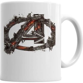 Humuts Avengers Flowers Beyaz Kupa