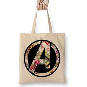 Humuts Avengers Flowers Bez Uzun Saplı Açık Bej Rengi Çanta