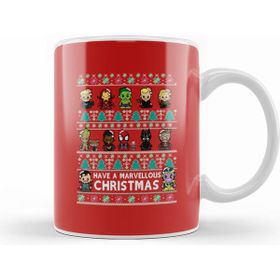 Humuts Avengers Have A Marvellous Christmas Beyaz Kupa