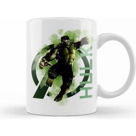 Humuts Avengers Hulk Beyaz Kupa