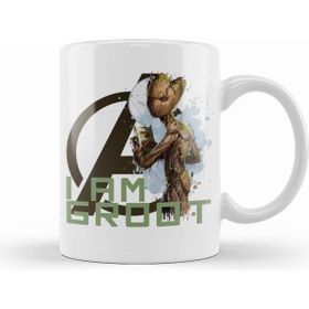 Humuts Avengers I Am Groot Beyaz Kupa